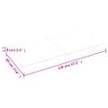 vidaXL Stolová doska 120x60x(2-6) cm neošetrený dubový masív