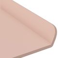 vidaXL Závesná polica 3 ks Ružová 40 x 9 x 2,5 cm Oceľ