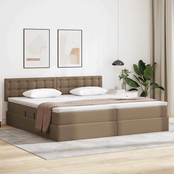 vidaXL Postel s úložným prostorem a matrací Kapsulín 200 x 200 cm