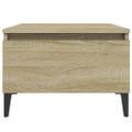 vidaXL Bočný stolík dub sonoma 50x46x35 cm spracované drevo