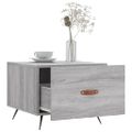 vidaXL Konferenčné stolíky 2ks sivé sonoma 50x50x40cm kompozitné drevo