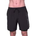 Šortky 2v1 Essence Black - GymBeam, veľkosť XL