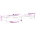 vidaXL Stojan na monitor dub sonoma 100x27x10 cm kompozitné drevo