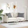 vidaXL Vankúše na pohovku 2 ks látka Tmavo šedá 70 x 50 cm
