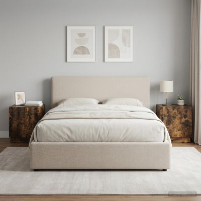 vidaXL Nočný stolík 2 ks Dymový dub 43 x 34,5 x 47 cm Kompozitné drevo