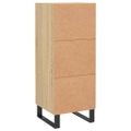vidaXL Komoda dub sonoma 34,5x34x90 cm spracované drevo