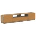 vidaXL 5-dielny LED TV kabinet Dub artisan Kompozitné drevo