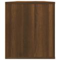 vidaXL TV skrinka hnedý dub 100x35x40 cm spracované drevo