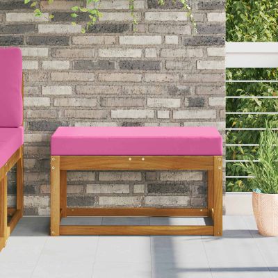 vidaXL Podložka na sedadlo Ružová 80 x 40 x 8 cm 100% polyester
