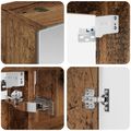 vidaXL Set kabinetov do kúpeľne 5 ks Staré drevo Kompozitné drevo
