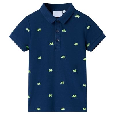vidaXL Detská polokošeľa námornícka 92