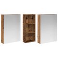 vidaXL Set kabinetov do kúpeľne 3 ks 130 x 14,5 x 70 cm