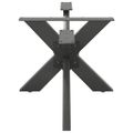 vidaXL Noha konferenčného stolíka v tvare pavúka, antracitová, 98x58x(42-43) cm, oceľ