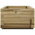 vidaXL Záhradný kvetináč 90x40x26,5 cm impregnovaná borovica