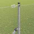 vidaXL Zváraná drôtená ohrada na upevnenie 10 x 1,6 m Pozinkovaná oceľ