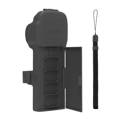 Ochranné puzdro Sunnylife s popruhom a šnúrkou pre Osmo Pocket 3 (sivé)