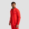 Mikina so zipsom Limitless Hot Red - GymBeam, veľkosť L, veľkosť oblečenia L
