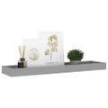 vidaXL Terasové nástenné police 2 ks sivé 60x15x4 cm MDF