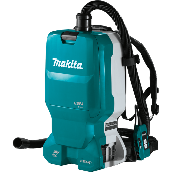 Makita Akumulátorový vysavač zádový s AWS Li-ion LXT 2x18V, bez aku Z