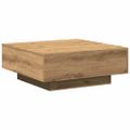 vidaXL Konferenčný stolík Remeselný dub 80 x 80 x 31 cm