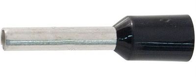 Dutinka na kábel 1,5mm2 čierna (E1510), balenie 100 ks