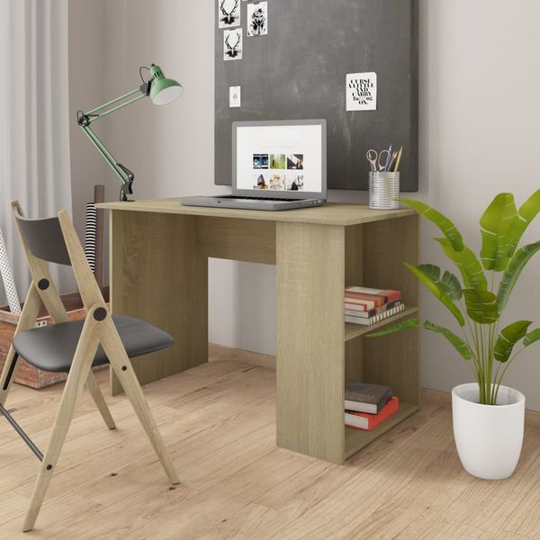 vidaXL Stôl dub sonoma 110x60x73 cm drevotrieska