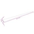 vidaXL Chrániče hrán 2 ks žlto-čierne 4,5x4,5x104 cm PU