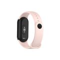 Silikónový remienok mi band 8/m8 (1). svetloružový