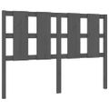 vidaXL Čelo postele sivé 145,5x4x100 cm masívna borovica