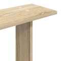 vidaXL Stenná polica Dub sonoma 100 x 20 x 126 cm Kompozitné drevo