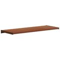 vidaXL Parapetné dosky Hnedé drevo 100 x 30 x 4,5 cm PVC
