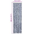 vidaXL Záves proti hmyzu, modrý a biely 56x200 cm, ženilka