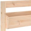 vidaXL Nástenný kvetináč 3-poschodový 60x18,5x110 cm masívna borovica