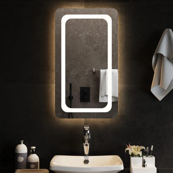 vidaXL LED kúpeľňové zrkadlo 40x70 cm