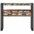vidaXL Konzolový stôl 90 x 33 x 75 cm Masívne obnovené drevo