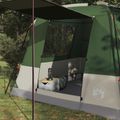 vidaXL Párty stan 10-miestny Zelená 185T Polyester s PU náterom