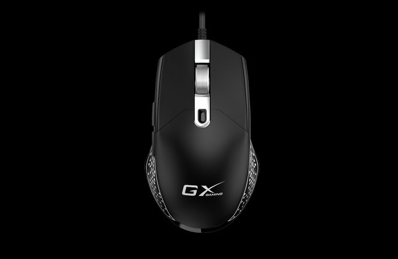Genius Scorpion M705/Herná/Optická/Pre pravákov/7 200 DPI/Drôtová USB/Čierna