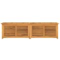 vidaXL Záhradný úložný box s vreckom 200x50x55 cm masívny teak