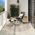 vidaXL Koberec ARBIZU, do interiéru aj exteriéru, vintage Ø200 cm