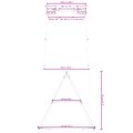vidaXL Detský rám hojdačky pre vonkajšie použitie Š 156 x V 185 cm