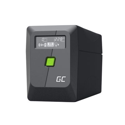 Green Cell UPSLM480 záložný zdroj UPS 850VA 480W PowerProof s LCD displejom
