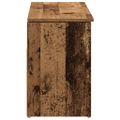 vidaXL Lavička na topánky Old Wood 102x30,5x45 cm Engineered Wood