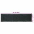 vidaXL Kusové koberce Tmavosivá 60 x 250 cm Juta