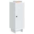 vidaXL Servírovacia skriňa Biela 33 x 34,5 x 90 cm Kompozitné drevo