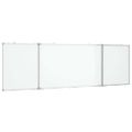 vidaXL Magnetická biela tabuľa skladacia 160x50x1,7 cm hliník