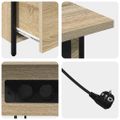 vidaXL Nočný stolík Sonoma dub 60 x 30 x 61 cm Kompozitné drevo