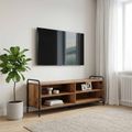 vidaXL TV skrinka 140 x 39,5 x 50 cm Staré drevo Kompozitné drevo