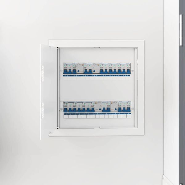 vidaXL Prístupové dosky Biela 35 x 35 cm ABS plast
