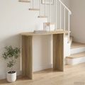 vidaXL Konzolový stôl Dub sonoma 100 x 39,5 x 75 cm Kompozitné drevo
