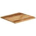 vidaXL Stolová doska živá hrana 60x60x2,5 cm masívny surový mangovník